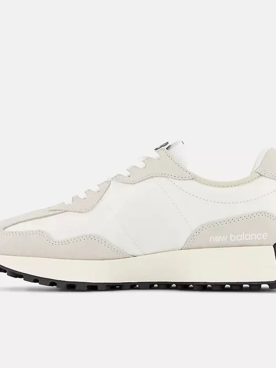 New Balance 327 Sea Salt with White & Black W7 - Picture 4 of 12